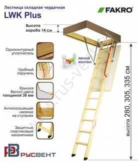 Лестница чердачная LWK 