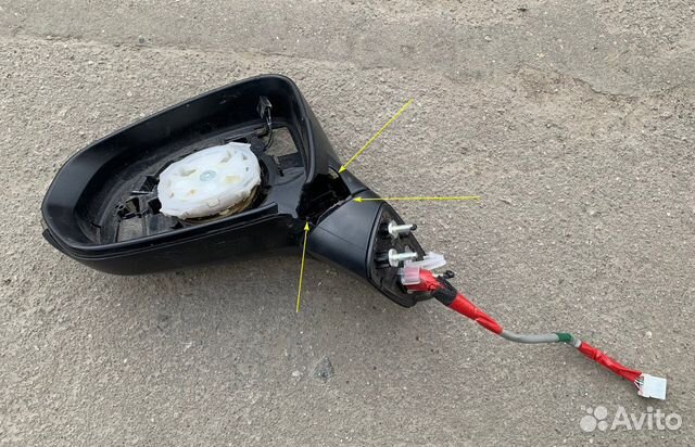 Зеркало заднего вида левое Lexus NX (8 контактов)