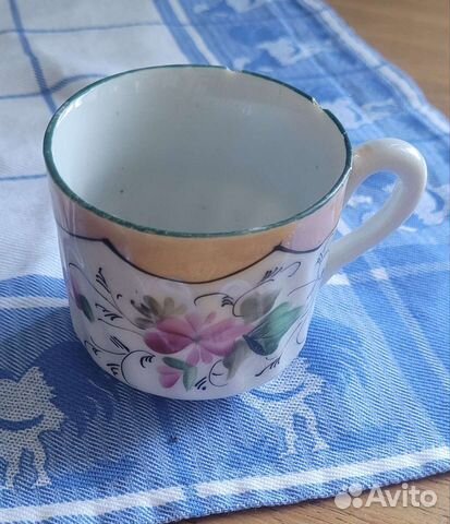 Антикварная кофейная чашка эпохи нэп