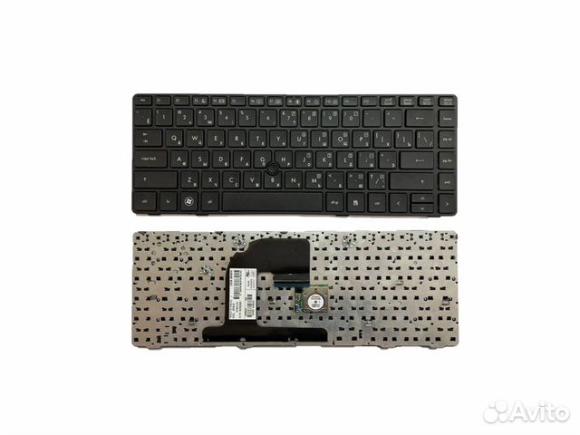 Клавиатура HP ProBook 6460B черная, рамка, стик