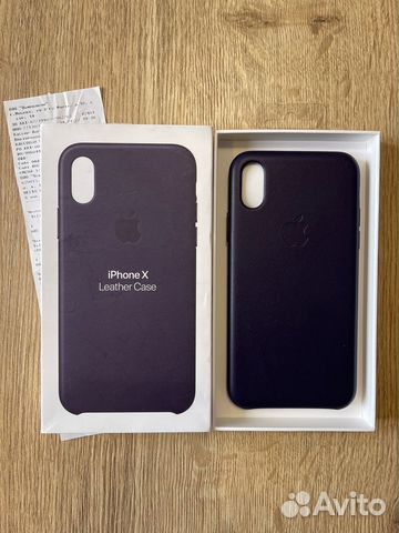 Новый кожаный чехол для Apple iPhone X/XS