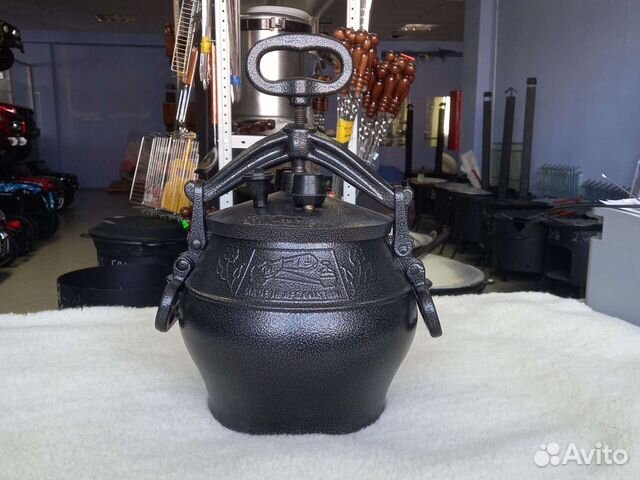 Афганский казан 5л черный