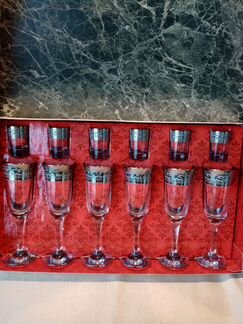 Набор бокалов и рюмок на 6 персон
