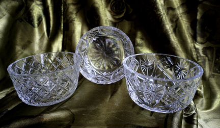 Хрусталь - салатницы - конфетницы