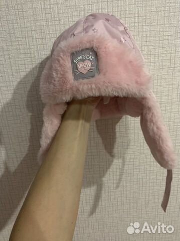 Шапка зимняя для девочки р 50-52