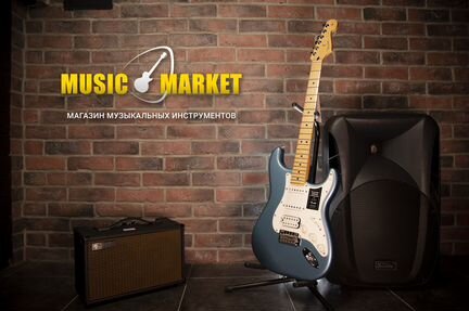 Электрогитара Fender + Комплект