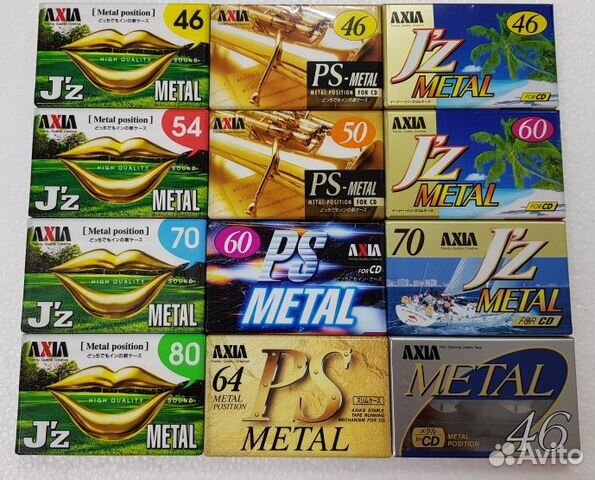 Axia (Fuji) кассеты Metal в коллекцию и под запись
