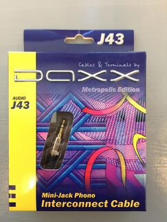 Новые кабели daxx J43-5м (3.5мм Jack; AUX) США