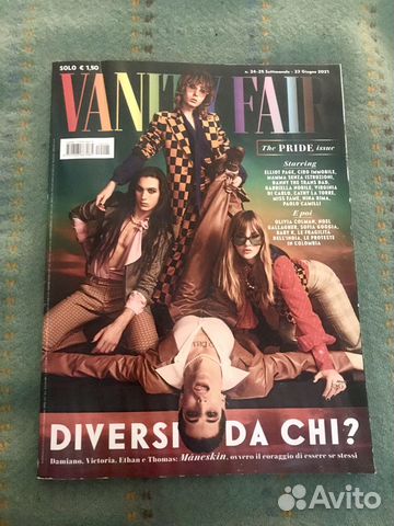 Maneskin журнал Vanity Fair на итальянском языке