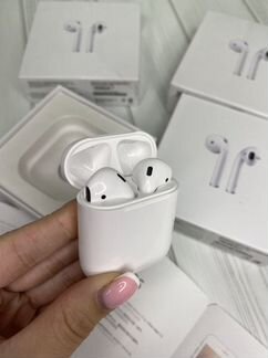 Беспроводные наушники airpods 2+чехол