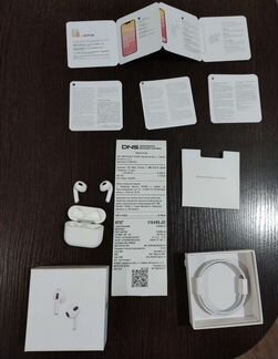 Apple Airpods 3 оригинал с чеком отправлю почтой