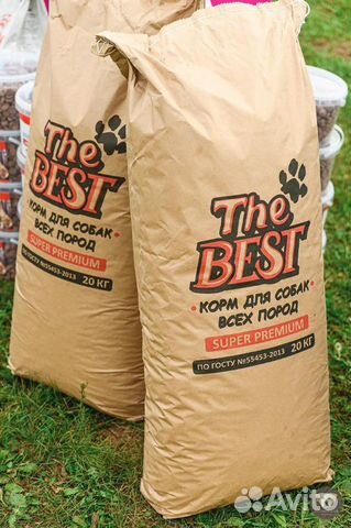 Корм для собак супер-премиум 