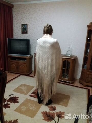 Старинный Николаевский платок, натуральный шелк