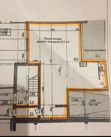Помещение свободного назначения, 85 м²