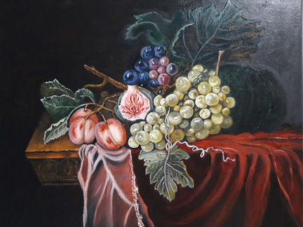 Картина маслом на холсте голландский натюрморт