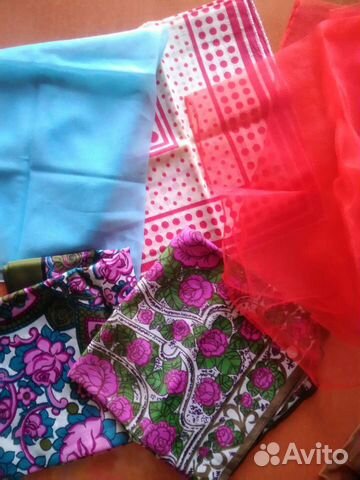 Платки, шарфы СССР, винтажные вещи