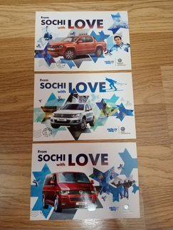 Открытка Сочи Олимпиада 2014 Фольксваген