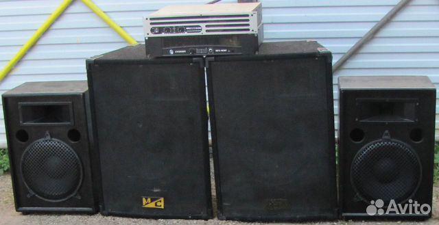 Колонки FA+MC 2000W 4шт 12-15