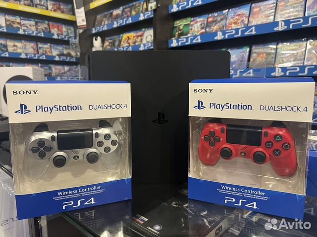 Sony PlayStation 4 slim 2 новых геймпада