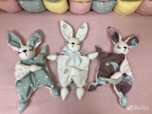 Зайка-комфортер для малыша