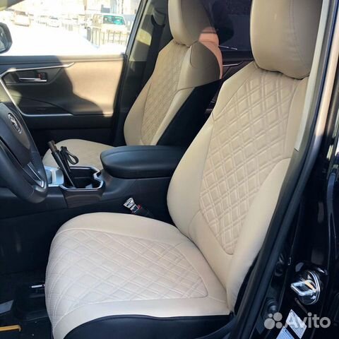 Чехлы Toyota Rav-4 (50) 3D ромб