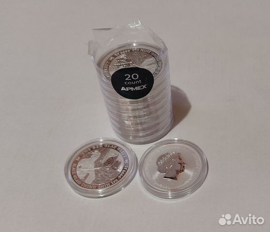 Тувалу 3-я монета серии Чёрный флаг Чинг Ши 2021