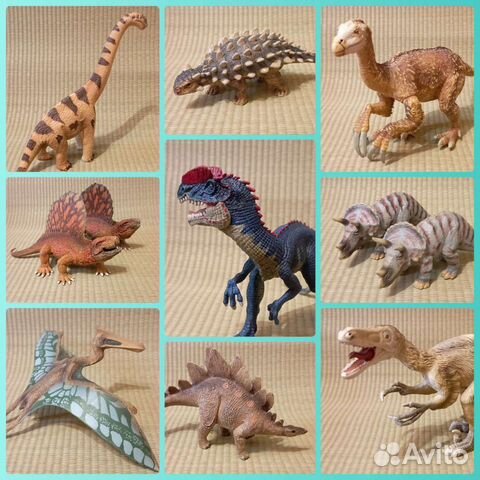 Набор динозавров Schleich. Шляйх и другие