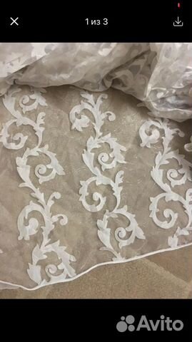 Тюль на дачу 3м на 4м