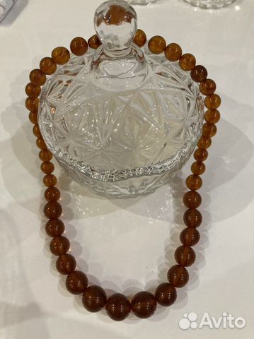 Бусы из янтаря СССР