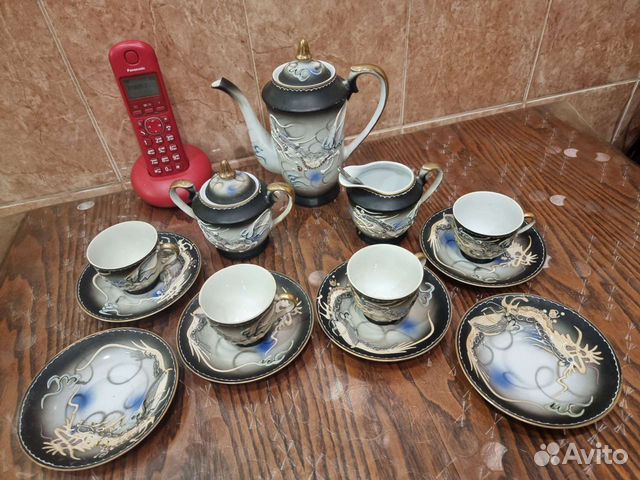 Сервиз кофейный фарфор Япония