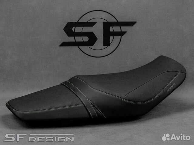 Сиденье Kawasaki GTR1400 Green Chord Black Dress