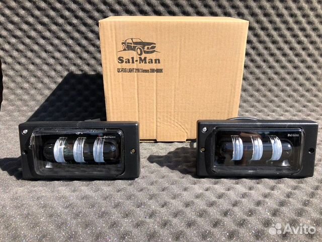 LED птф(Диодные туманки) 2110-2114 3000к+6000к