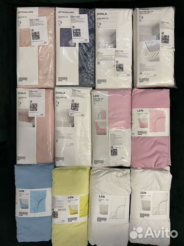 Простыни dvala LEN и наволочки IKEA