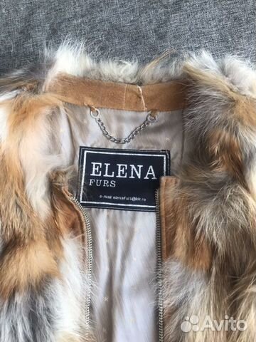 Жилет Elena Furs натуральный мех оригинал