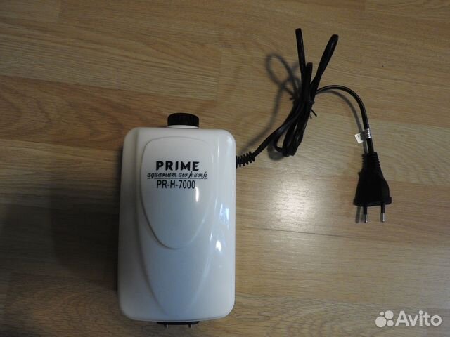 Компрессор prime PR-H-7000 двухканальный, аквариум