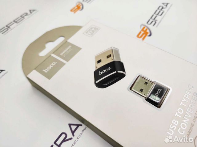 Адаптер hoco USB to Type-C