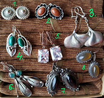 Серьги СССР серебро 925 875 пробы винтаж