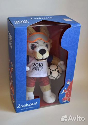 Забивака, 24 см - талисман чм по футболу, 2018