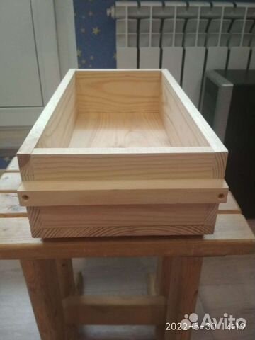 Ящик кашпо из массива сосны