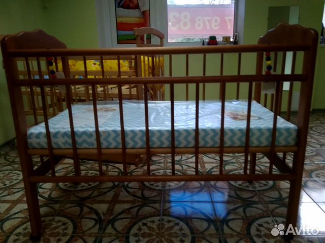 Новый матрас в детскую кроватку, упакован