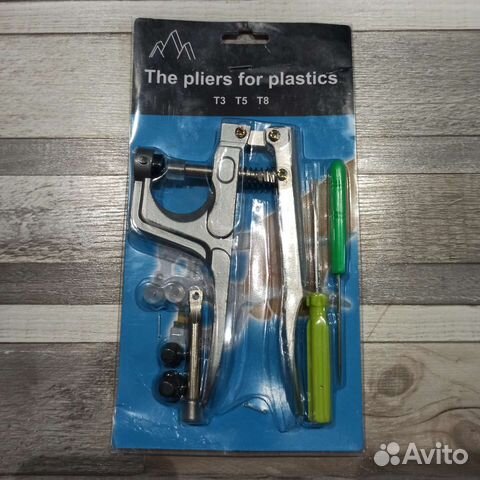 Пресс для установки кнопок с набором инструментов