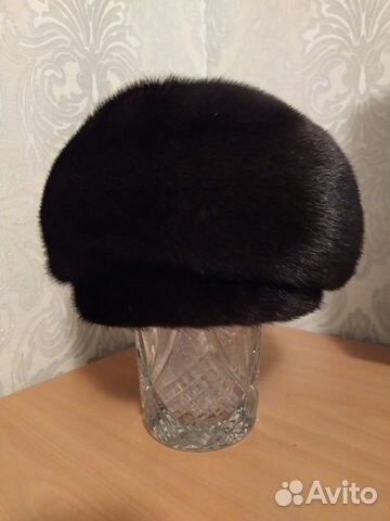 Норковый берет женский