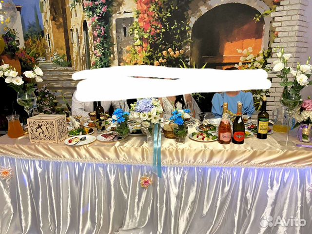 Свадебные украшения на стол