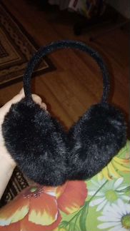 Зимние меховые наушники