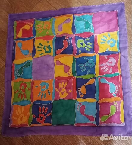 Платок из натурального шёлка