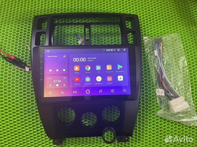 Магнитола на андроиде Хендай Туссан 2007-08