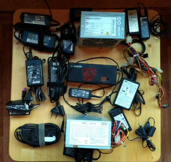 Блоки питания для ноут/монитор, кабели