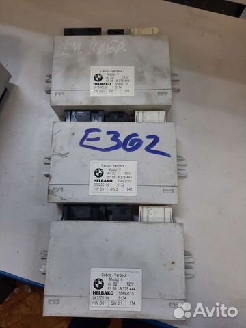 Бмв E46 кабриолет модуль крыши helbako 61358375444