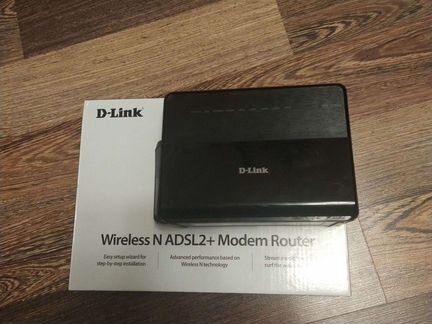 Wifi adsl 2+ роутер D-link DSL-2740U