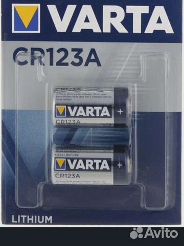 Литиевые батарейки varta cr123a